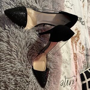 Aldo Black High Heel Pumps Elegant Formal Shoes